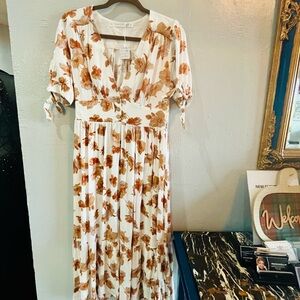 Floral Print Maxi Dress